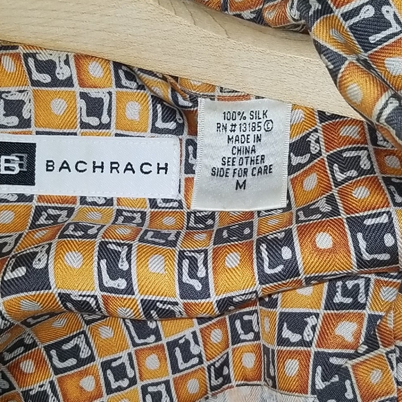 COPY - BACHRACH SILK SHIRT - Picture 4 of 4